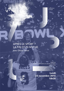 Université Populaire - Affiche de la conférence du 23 novembre 2015