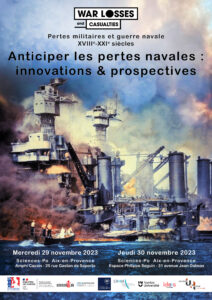 Affiche du colloque "Anticiper les pertes navales"