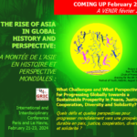 Affiche du colloque "La montée de l'Asie"
