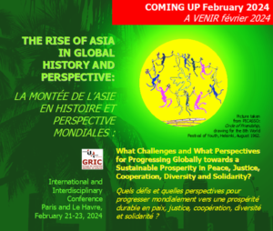 Affiche du colloque "La montée de l'Asie"