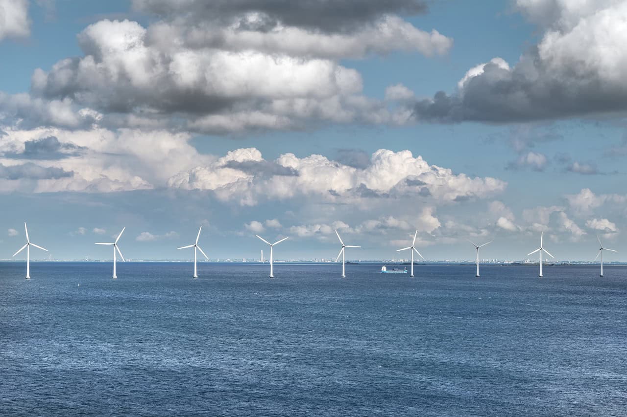 Éoliennes en mer