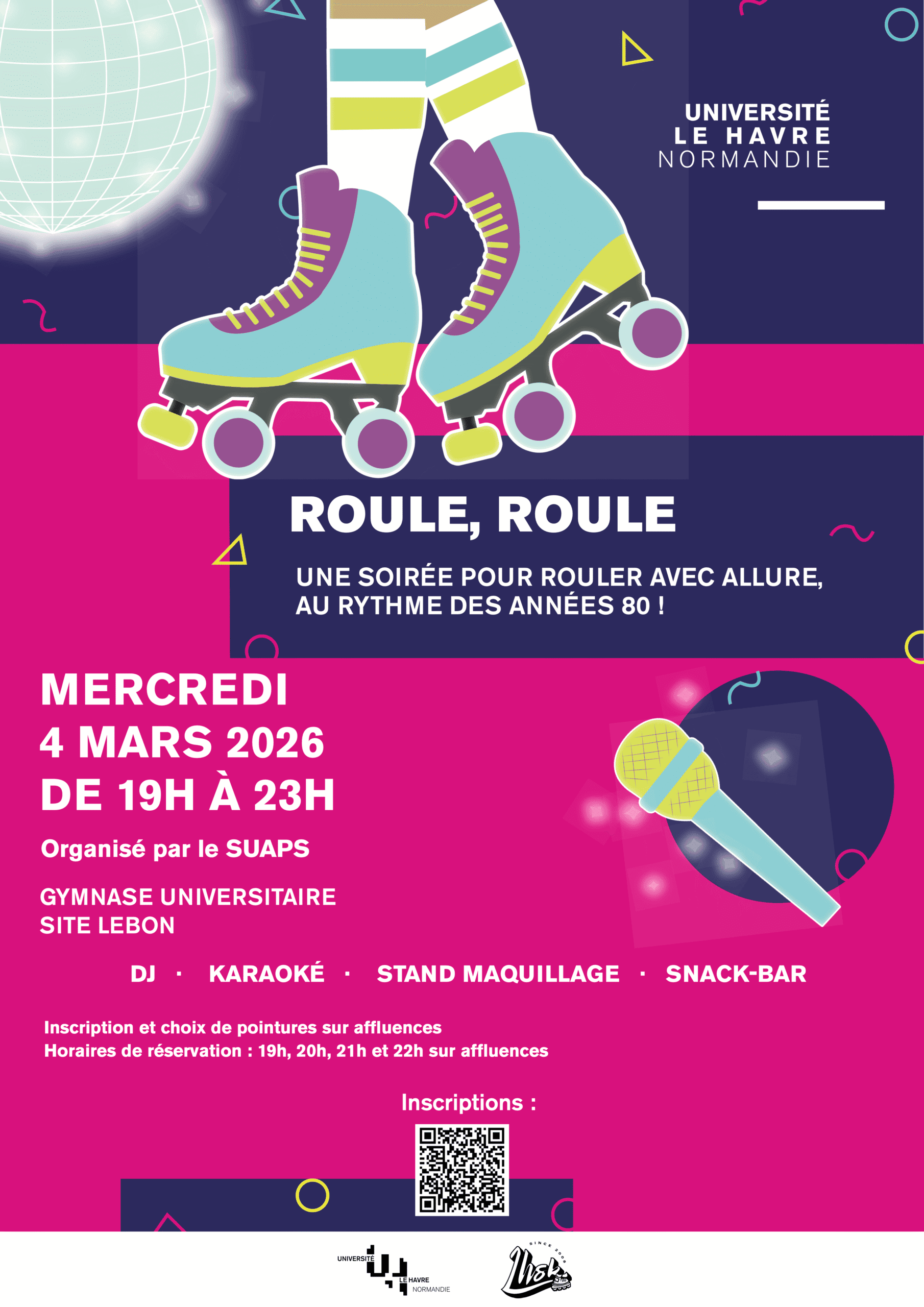 4affiche A3 soirée Roule roule