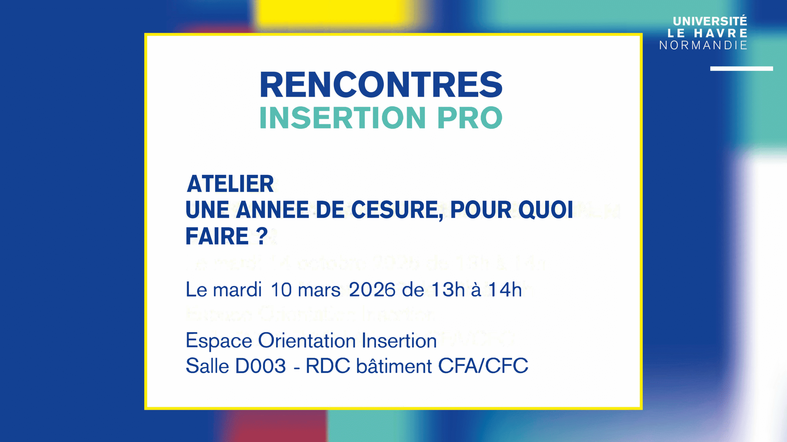 Atelier CC 10_03 Césure