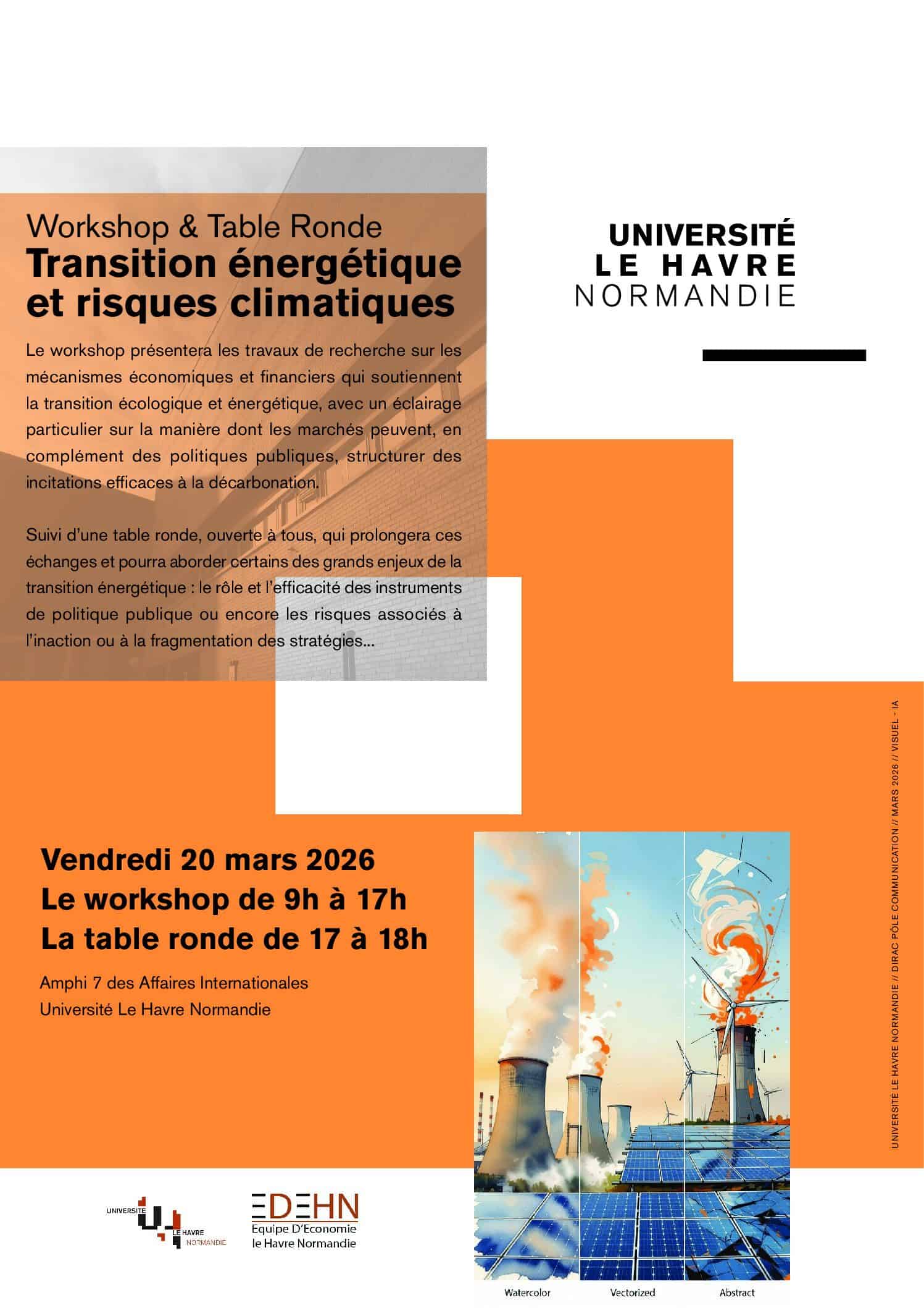 Affiche A3_Worshop – Transition énergétique et risques climatiques
