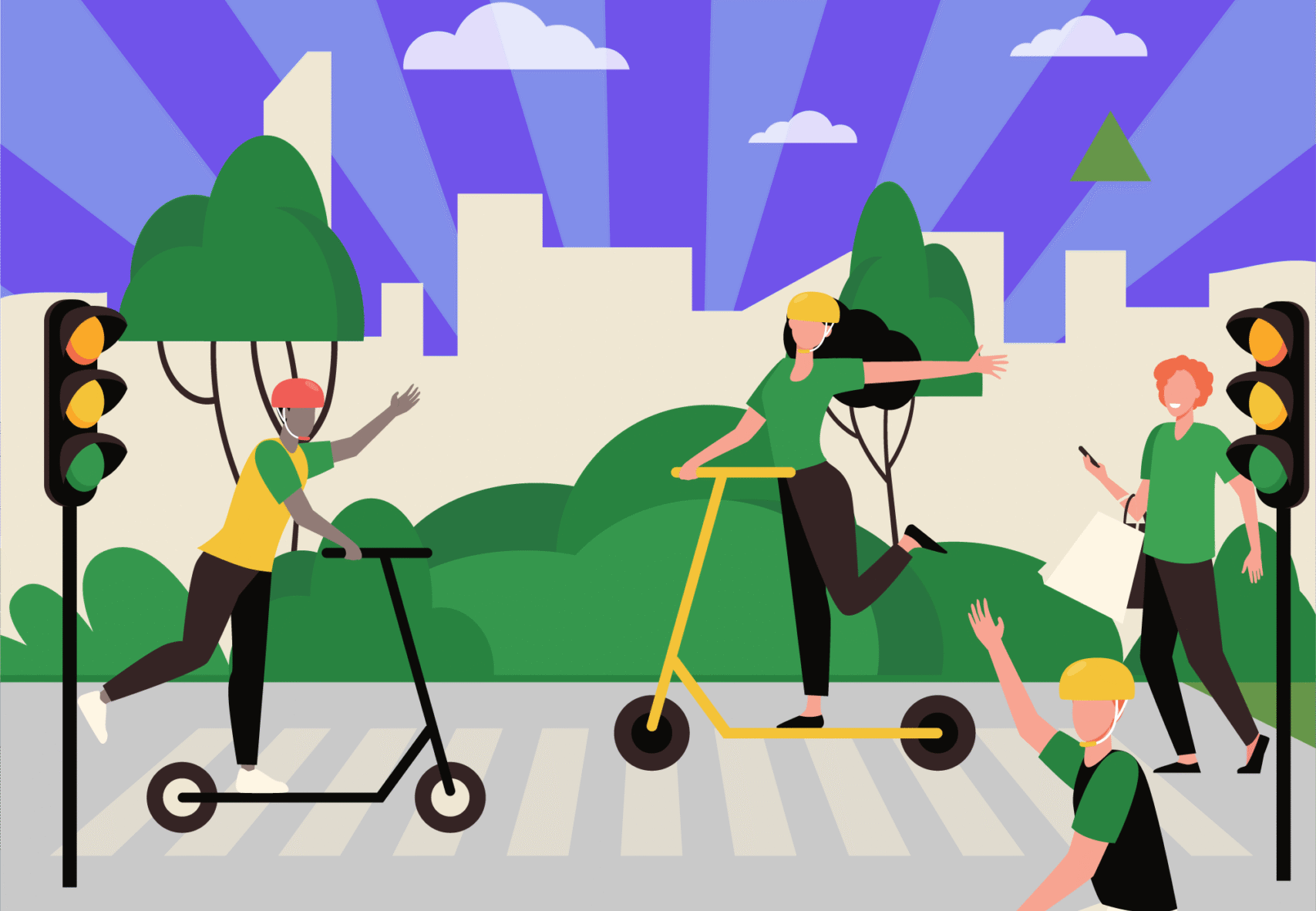 fond affiche prevention routiere