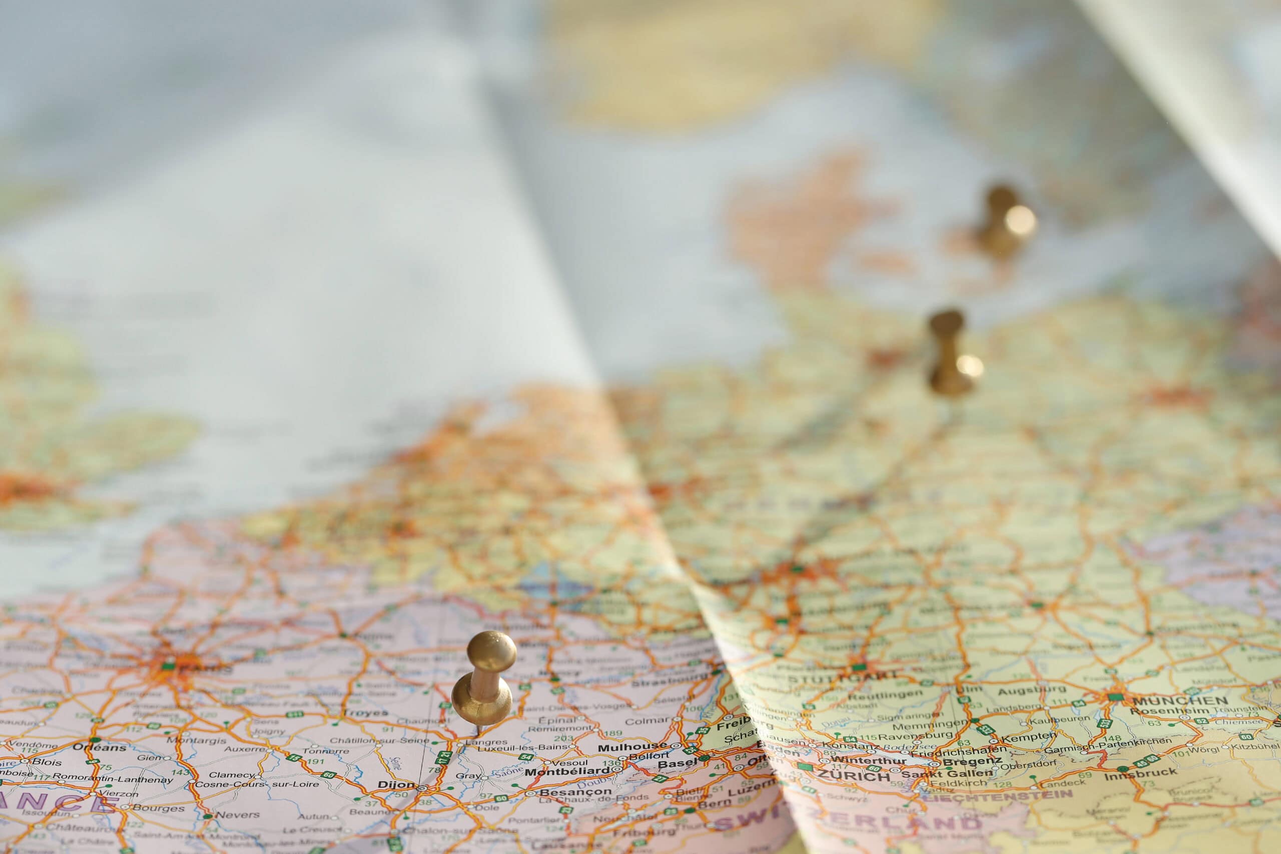 Traveling map
