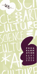 Prograppation culture art science 2026 sem 1