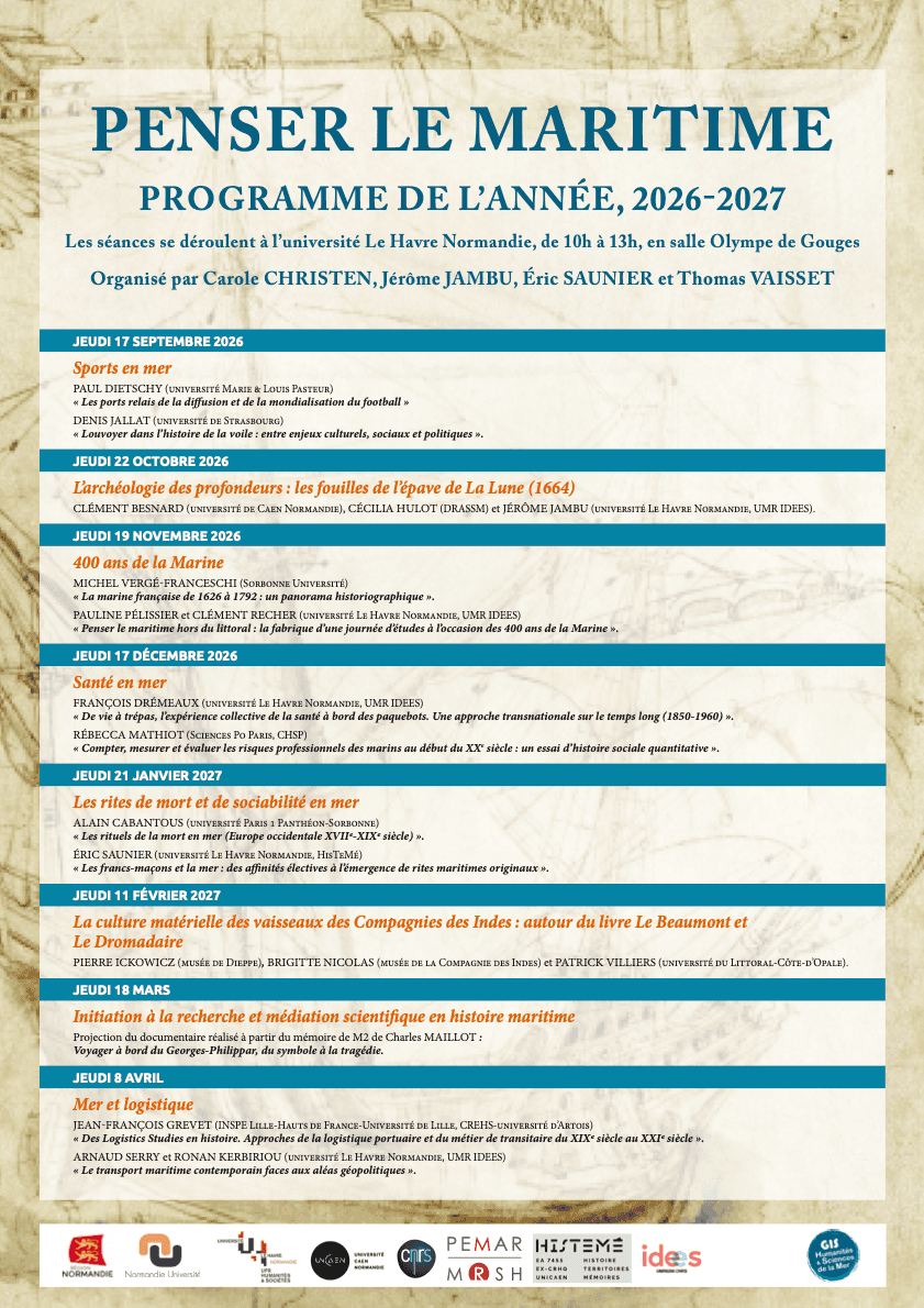 Penser le maritime 2026-2027
