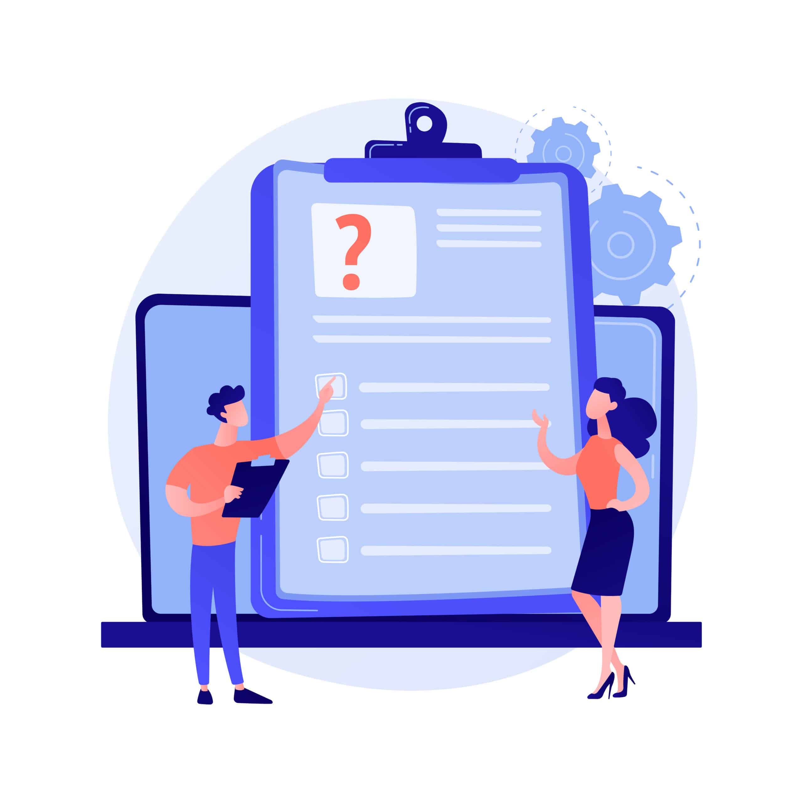 Online survey vector concept metaphor